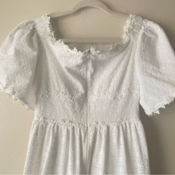 Isabel Garcia white embroidered off the shoulder maxi dress - Picture 8 of 16